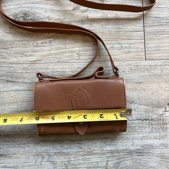 Banana Republic Heritage Leather Belt Bag Brown Vintage Brass - Picture 6 of 8